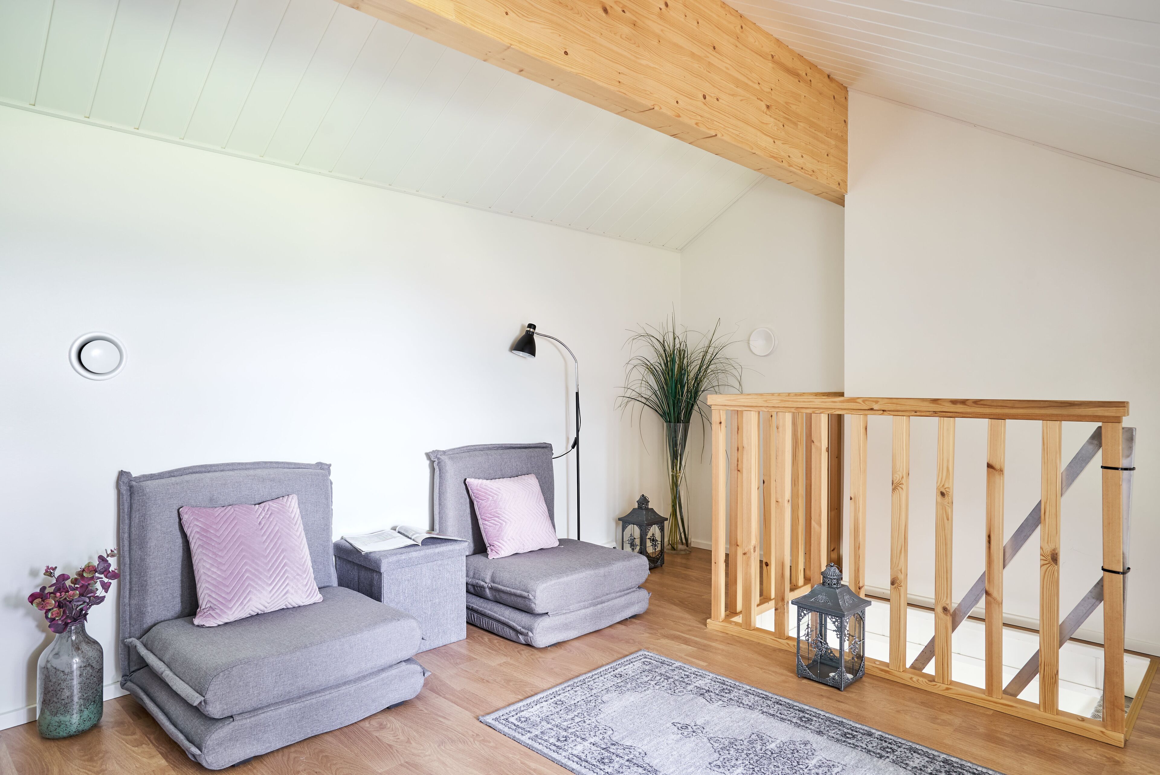 duplex | living area | heated floors