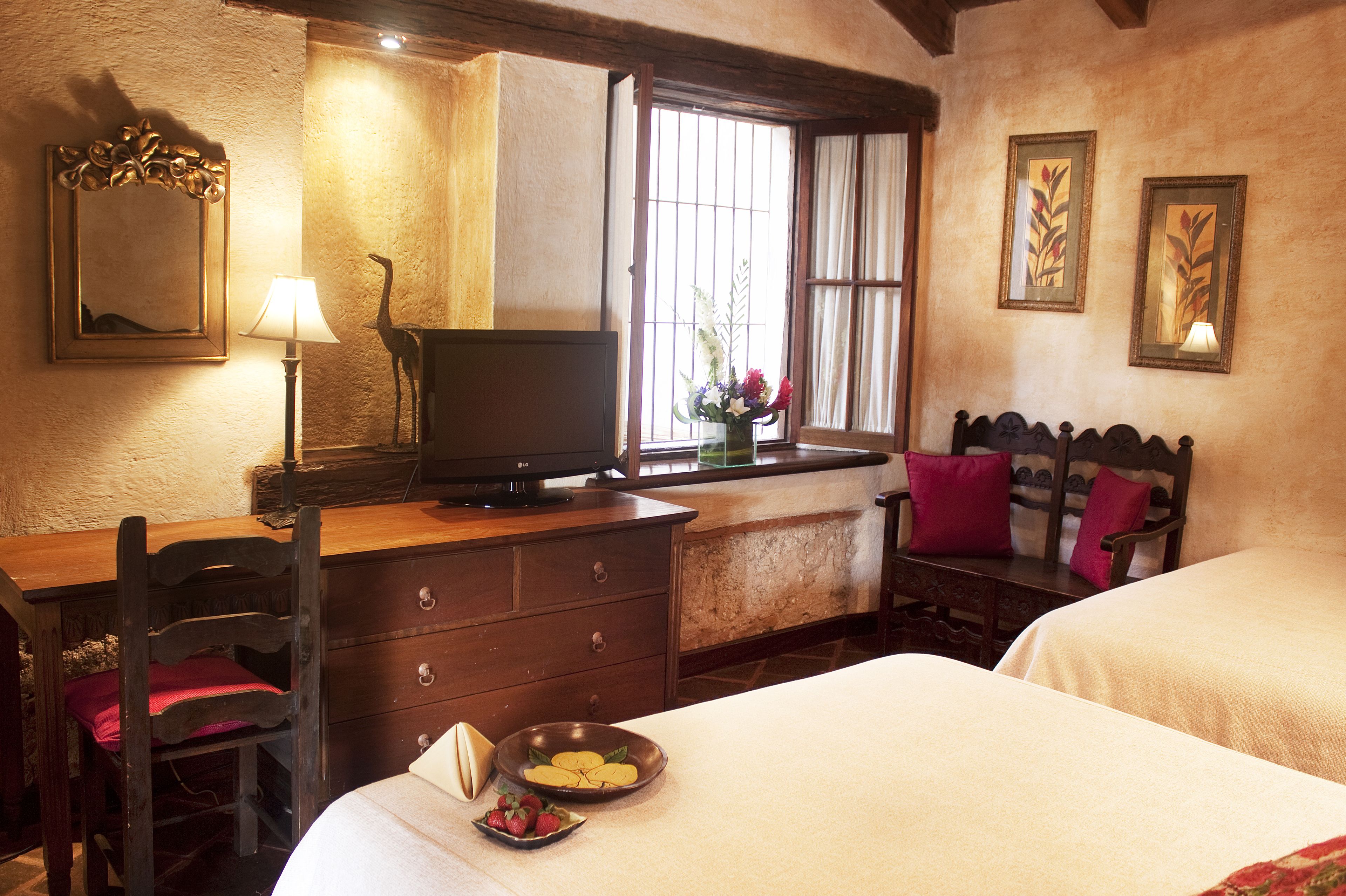 deluxe double room, 2 queen beds, non smoking | in-room safe, desk, free wifi, bed sheets