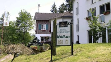 Façade de l’hébergement