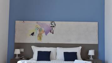 Phòng đôi Deluxe, quang cảnh biển | Bộ trải giường bằng vải cotton Ai Cập, chăn bông