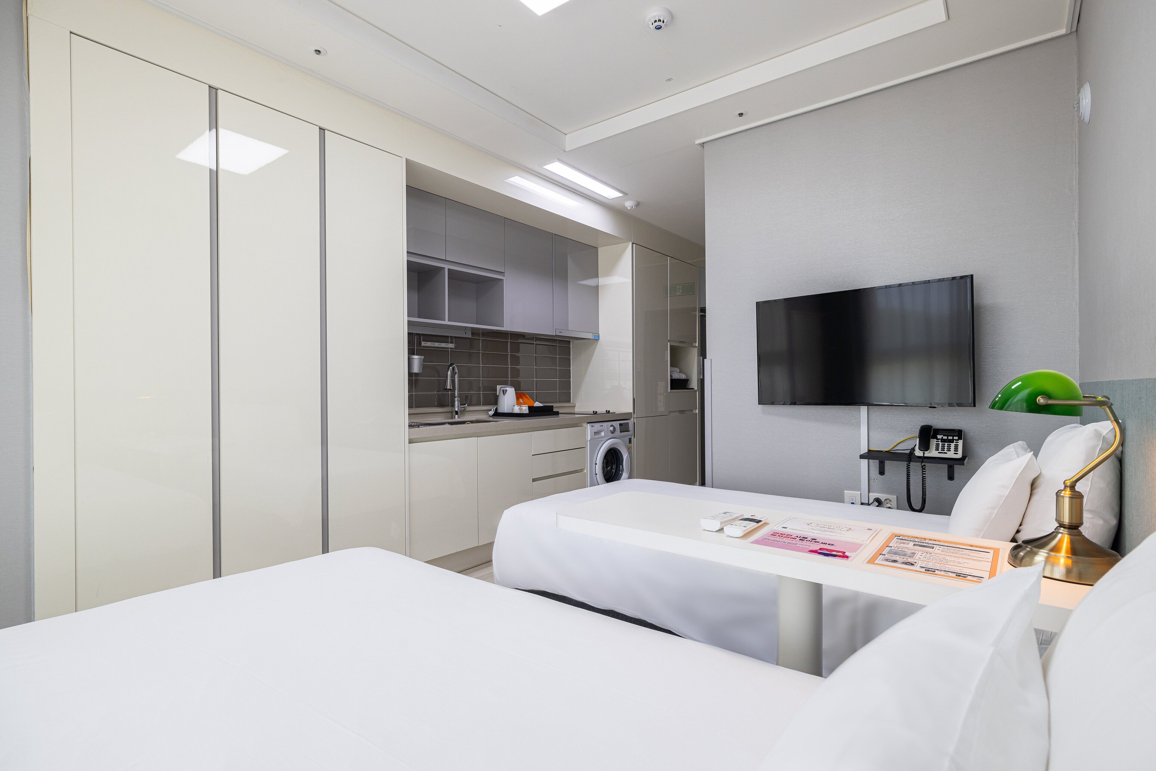 premium bedding, minibar, laptop workspace, blackout curtains