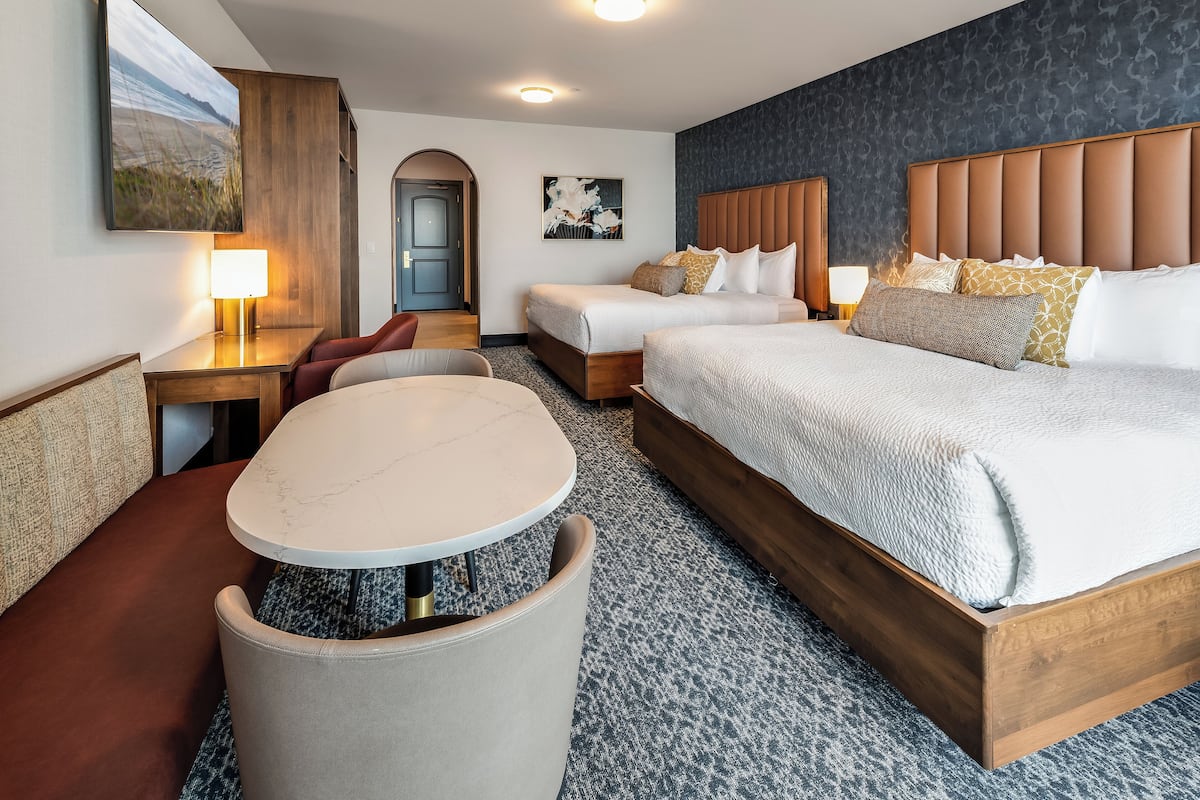 1 slaapkamer, een kluis op de kamer, individueel gedecoreerd
