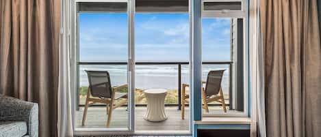 Uitzicht vanaf balkon