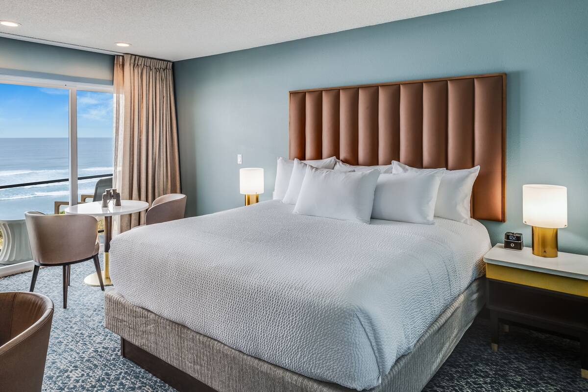 Run of House, 1 bed, Ocean View | 客房内保险箱、办公桌、隔音、熨斗/熨板