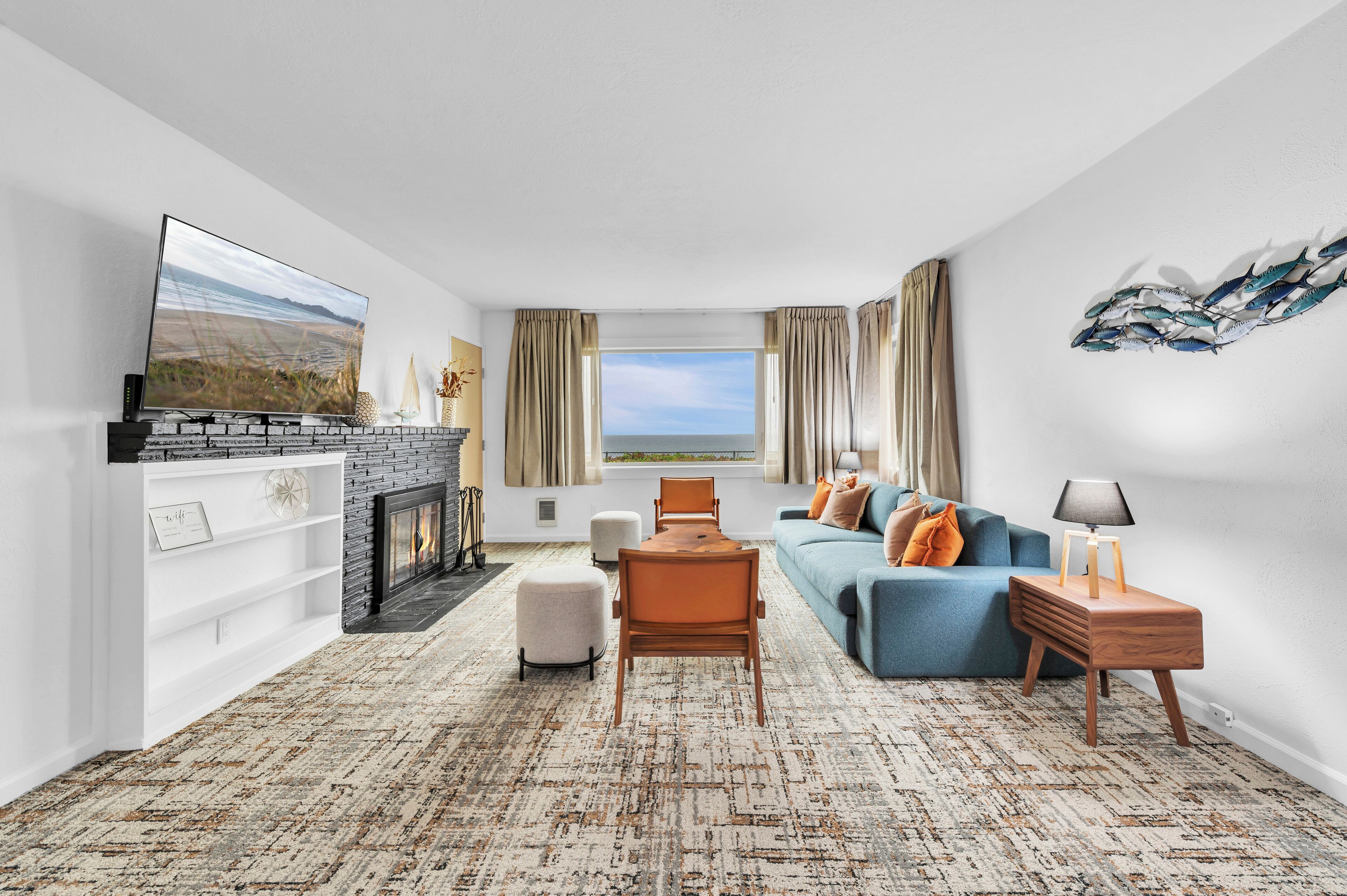 Vacation Home 144 | Vardagsrum | 46-tums tv med kabelkanaler och streamingtjänster