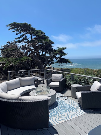 Terrace/patio. Bodega Bay - Magical Ocean Front View- Doesn’t get better than this!!