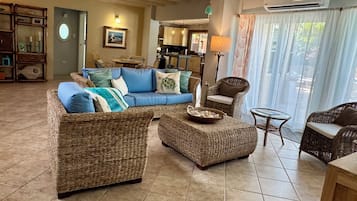 Smart TV, reproductor de DVD, libros y estéreo