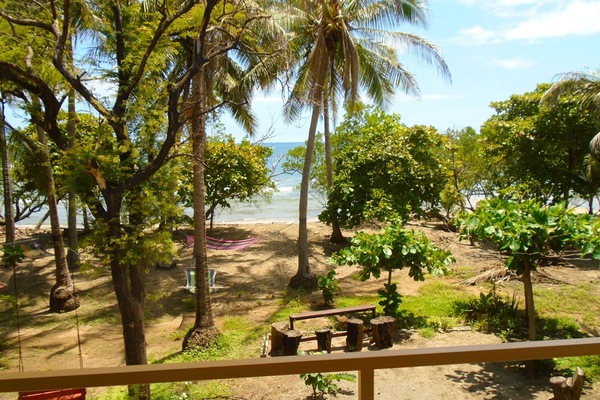 View of your beach area and how close to the water:)