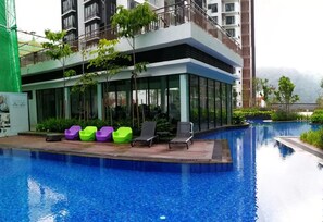 Alberca al aire libre 