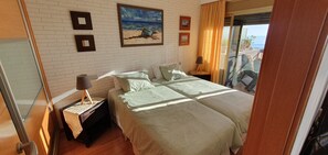 2 bedrooms, in-room safe, iron/ironing board, travel crib