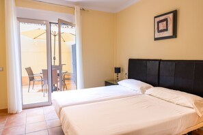 3 dormitorios, tabla de planchar con plancha, wifi y ropa de cama