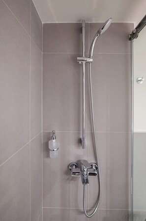 Hair dryer, towels