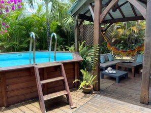 Pool - Le Diamant - Charming Villa, swimming pool, 300m from the beach (le diamant)