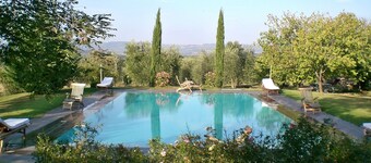 Toscana Luksus Romslig Villa Privat svømmebasseng Wi-Fi gratis i nærheten av Siena Family Frendly