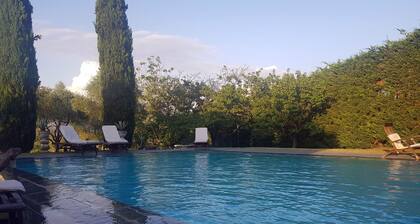Tuscany Luxury Geräumige Villa Privater Pool Wi-Fi kostenlos in der Nähe Siena Familie Frendly