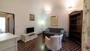 Télévision, cheminée