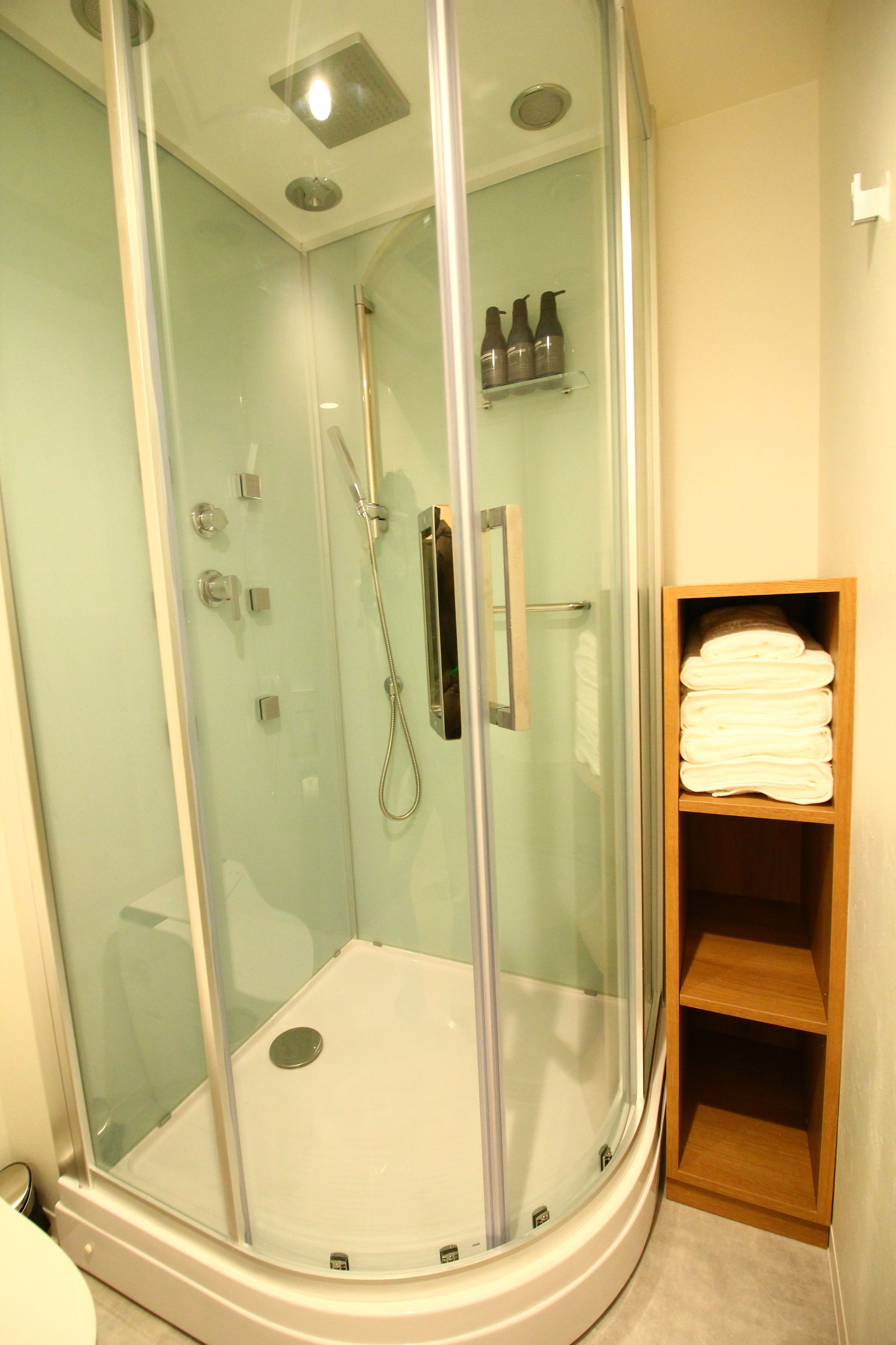 free toiletries, hair dryer, slippers, electronic bidet