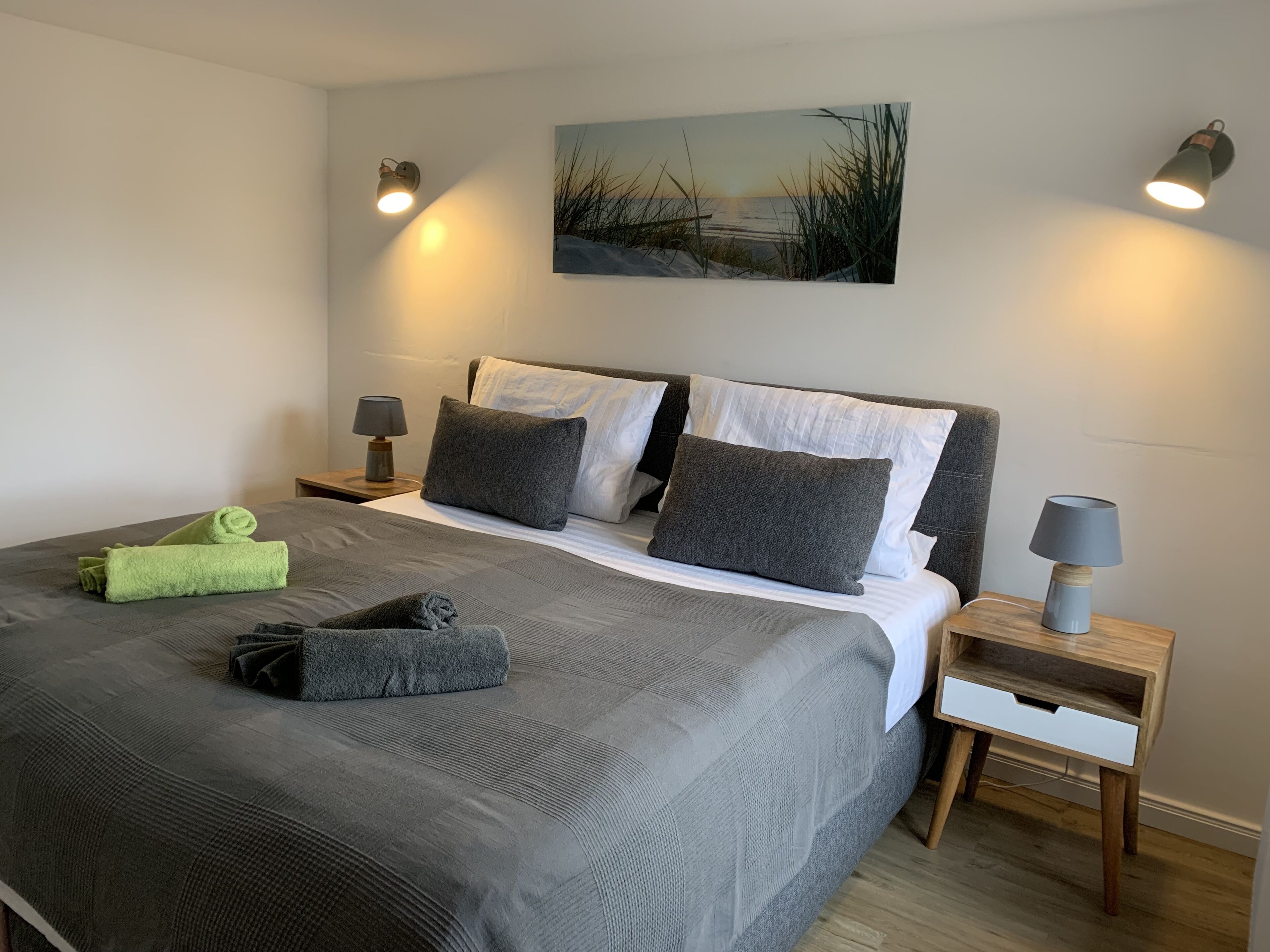 1 Schlafzimmer, Reisekinderbett, kostenloses WLAN, Bettwäsche