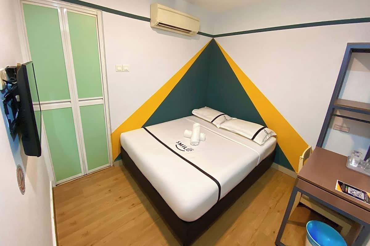 Chambre double | Coffre-fort, bureau, espace de travail pour ordinateurs portables