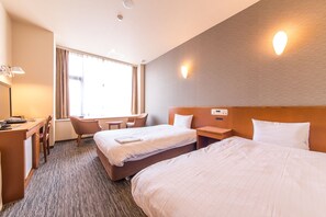 標準雙床房, 非吸煙房 | 書桌、筆電工作空間、遮光布/窗簾、隔音