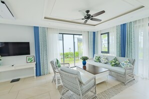 43-吋智慧型電視、有線頻道、電視