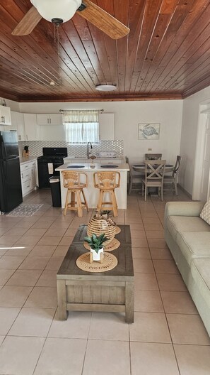TV, DVD player, books, video library - A Slice Of Tropical Paradise (Williams Town)