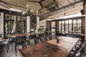Breakfast, lunch, dinner and brunch served  - The Flying Fish Hostel (Dumaguete)
