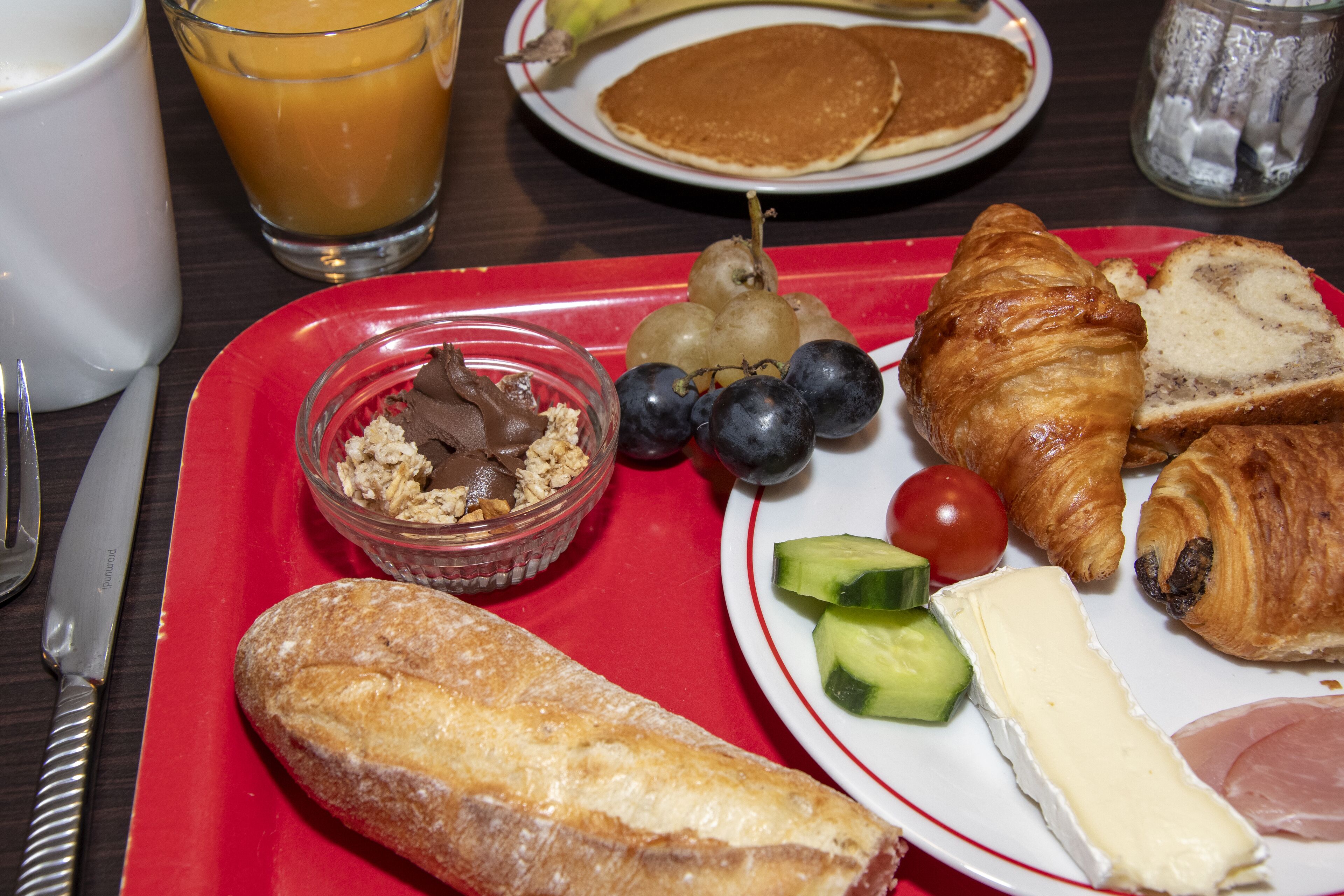 daily buffet breakfast (eur 12 per person)