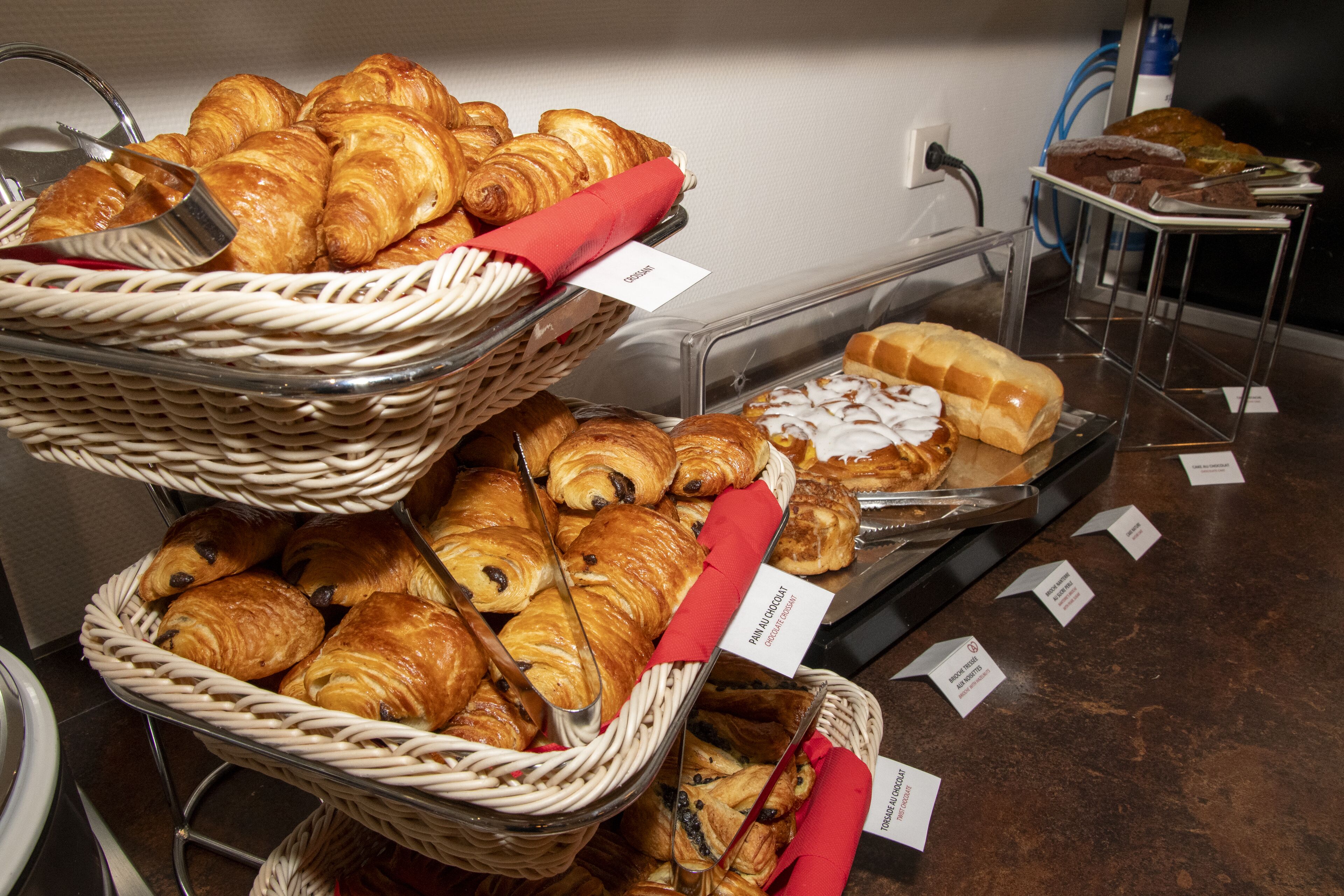 daily buffet breakfast (eur 12 per person)