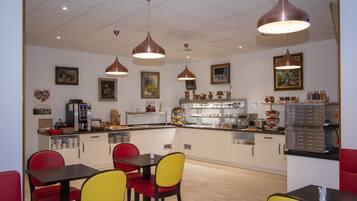 Daily buffet breakfast (EUR 12.50 per person)