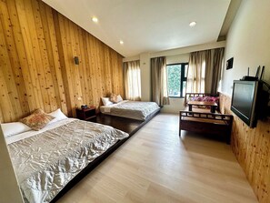 Standard Quadruple Room, 2 Double Beds, Non Smoking, Garden View | Desk, blackout drapes, soundproofing, free WiFi
