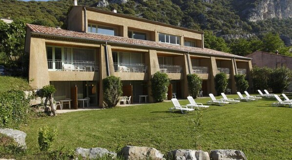 Majoituspaikan julkisivu