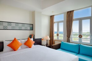 Studio, 1 King-Bett, Meerblick | Strand-/Meerblick