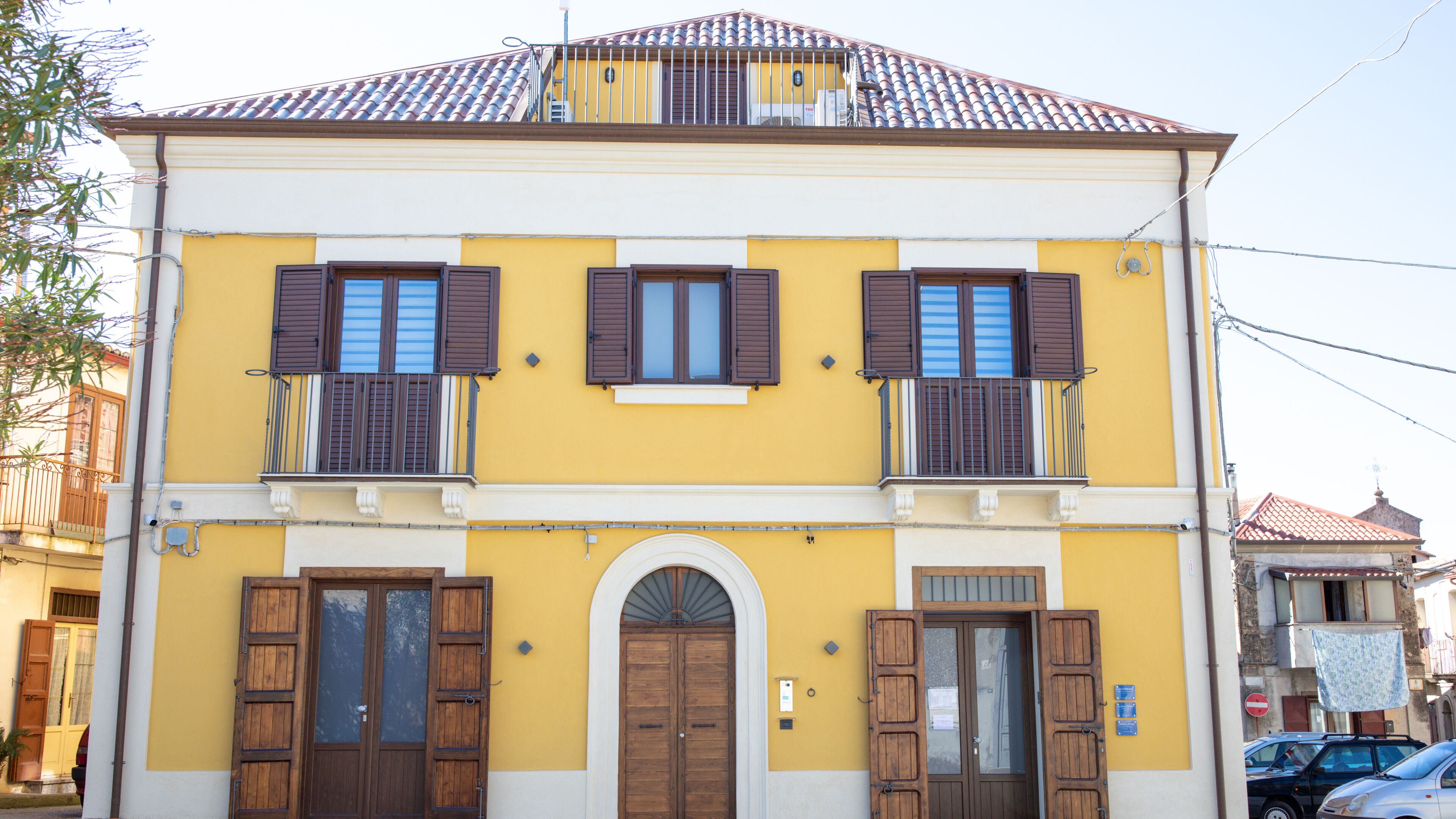 Facciata della struttura