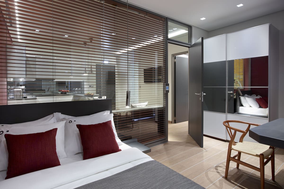 2 habitaciones y sábanas de algodón egipcio