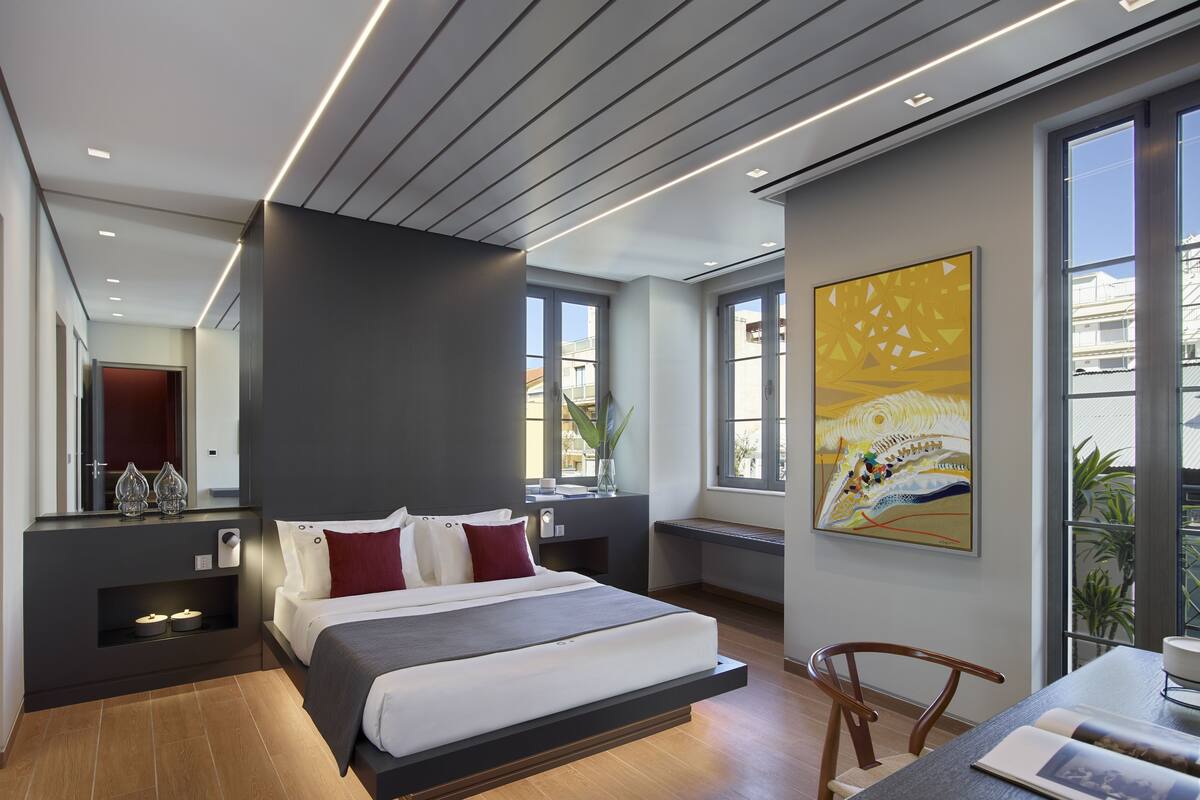 2 Schlafzimmer, Bettwäsche aus ägyptischer Baumwolle