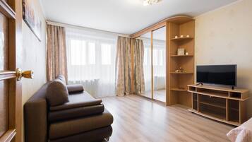 Apartment | Bügeleisen/Bügelbrett, Zustellbetten, kostenloses WLAN, Bettwäsche