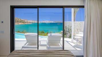 Grand-Suite, eigener Pool, Meerseite | Hochwertige Bettwaren, Select-Comfort-Betten, Zimmersafe