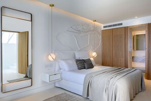 Junior Suite, Hot Tub, Sea View | Premium bedding, Select Comfort beds, in-room safe - The Island Concept (Agios Nikolaos)