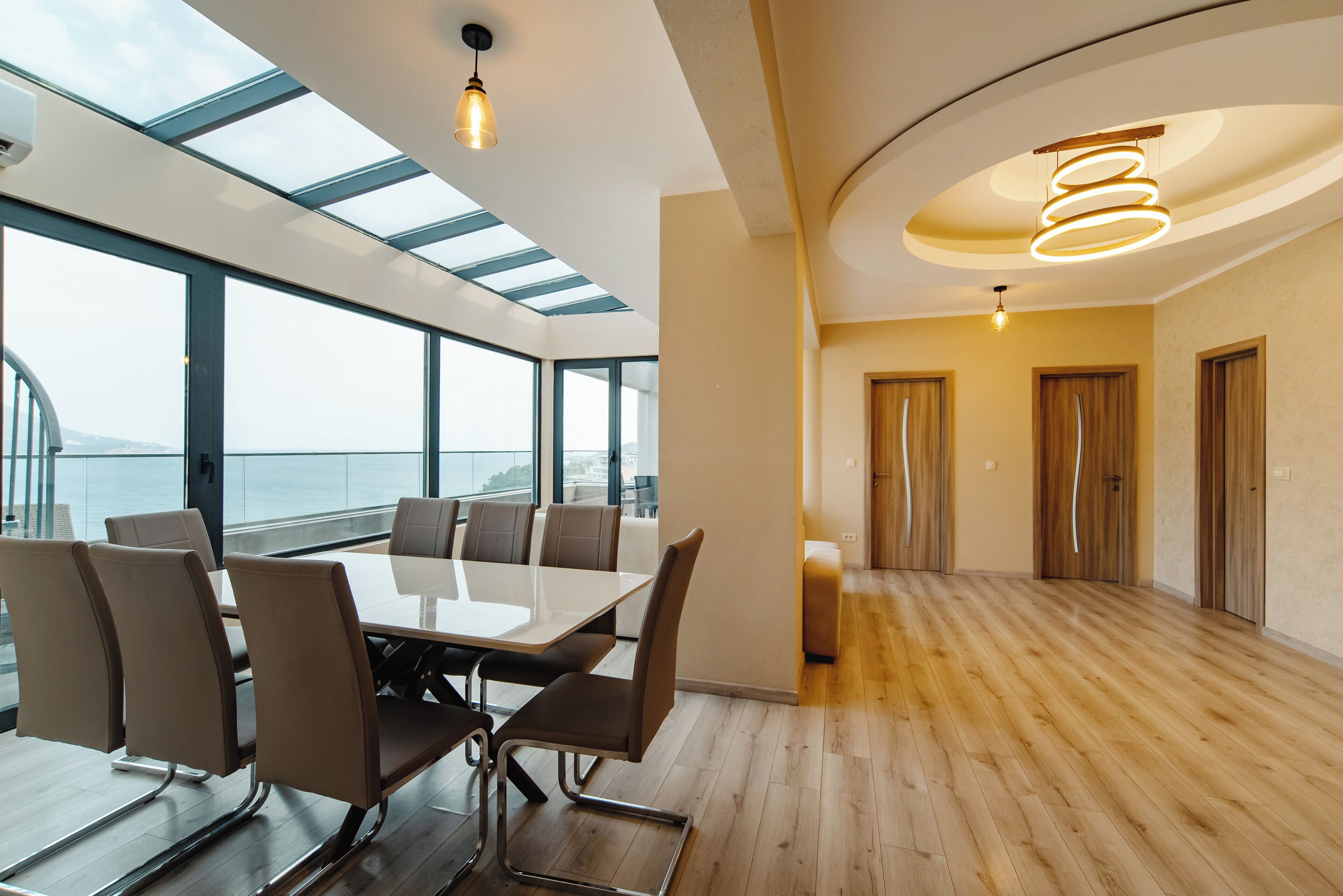 Panoramic Apartment, 3 Bedroom - Becici, 18 jul bb | Coin séjour