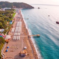 Private beach, sun-loungers, beach umbrellas, beach towels