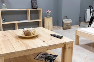 Sala de estar en el lobby