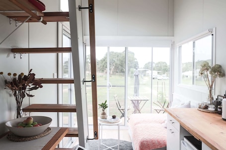 1 bedroom, WiFi, bed sheets. Saddle Camp Tiny House 2 by Tiny Away
