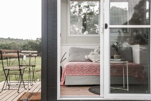 Outdoor dining - Saddle Camp Tiny House 2 by Tiny Away (Braidwood)