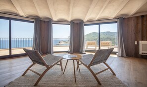 Appartement Deluxe, 4 chambres, terrasse, vue mer (210) | Vue sur la campagne depuis l’hébergement