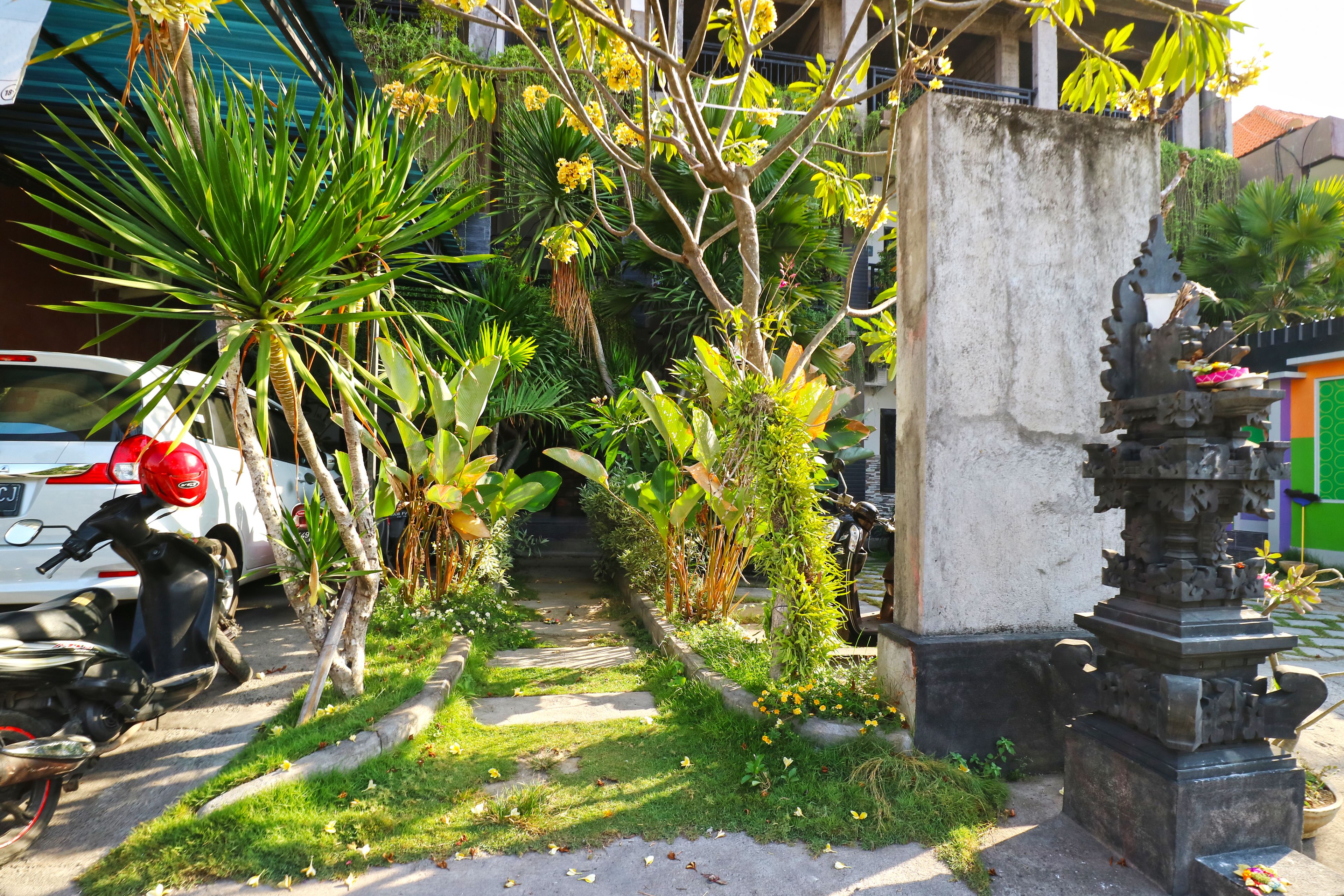 Façade de l’hébergement