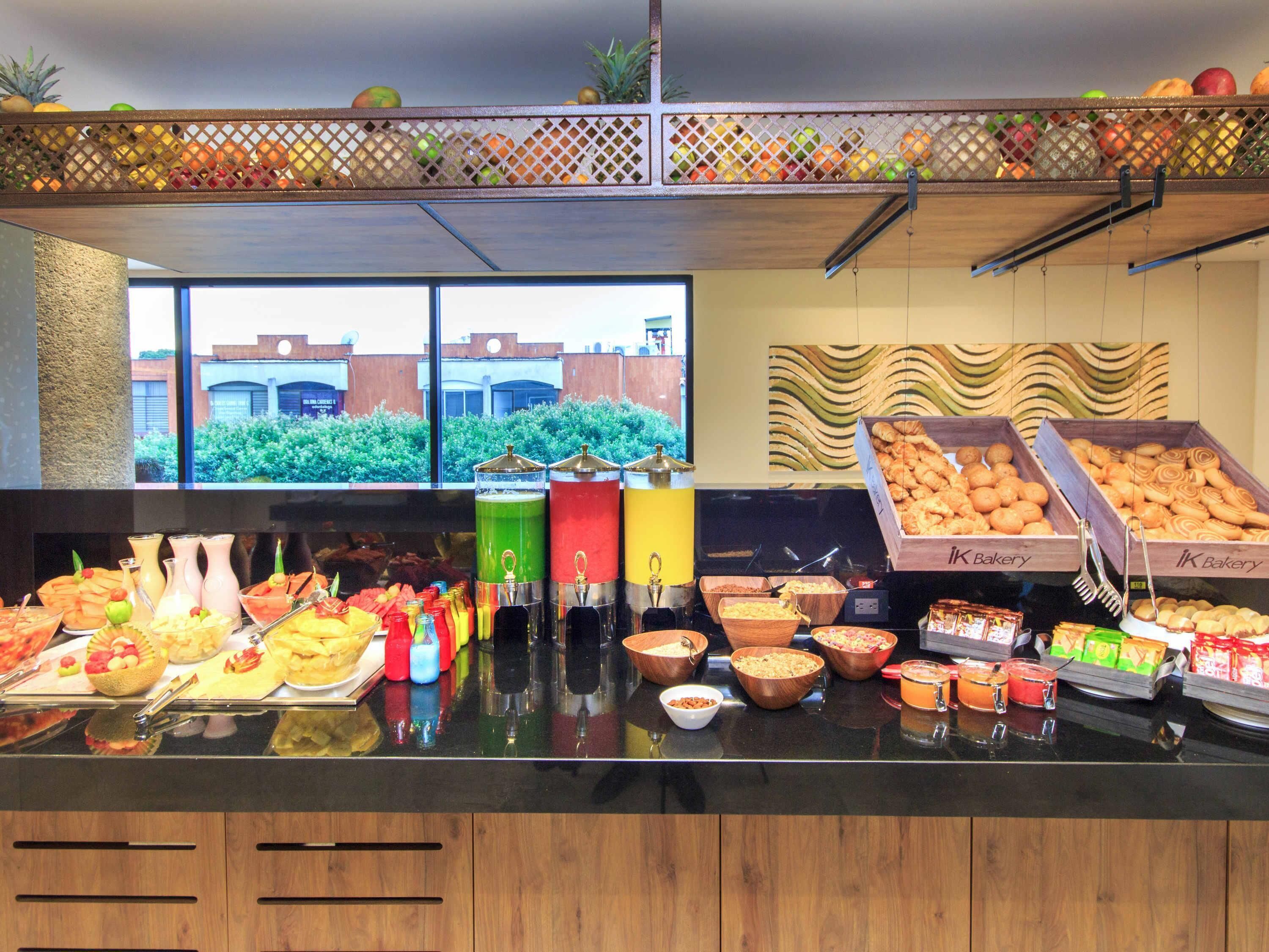 daily buffet breakfast (cop 38000 per person)