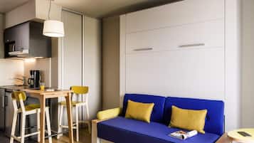 Studio, 1 Double Bed with Sofa bed