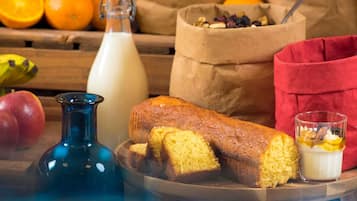 Frokostbuffé hver dag (BRL 40 per person)