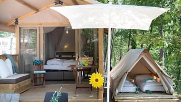 Familietelt, 2 soverom | Wi-fi (inkludert) og sengetøy